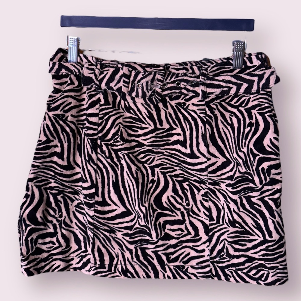 Target/Wild Fable Zebra Print Mini Skirt